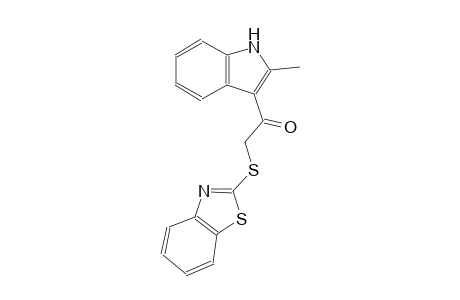 2-(1,3-benzothiazol-2-ylsulfanyl)-1-(2-methyl-1H-indol-3-yl)ethanone
