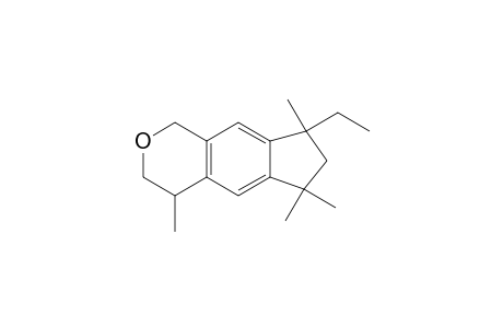 8-Ethyl-4,6,6,8-tetramethyl-3,4,6,7-tetrahydro-1h-cyclopenta(g)-2-benzopyran