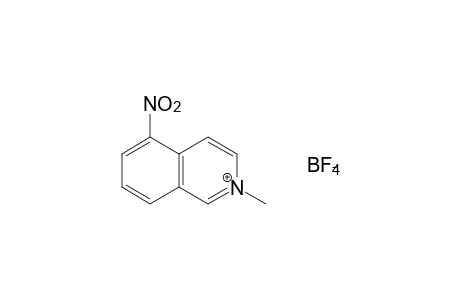 2-methyl-5-nitroisoquinolinium tetrafluoroborate(1-)