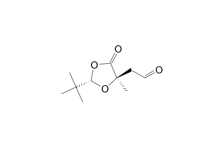 1,3-Dioxolane-4-acetaldehyde, 2-(1,1-dimethylethyl)-4-methyl-5-oxo-, (2S-trans)-