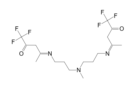 2-Pentanone, 4,4'-[(methylimino)bis(3,1-propanediylnitrilo)]bis[1,1,1-trifluoro-