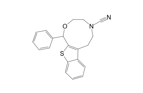 1-PHENYL-1,3,4,5,6,7-HEXAHYDRO-[1]-BENZOTHIENO-[3,2-G]-[1,4]-OXAZONINE-5-CARBONITRILE