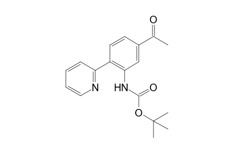 N-(tert-Butyloxycarbonyl)-5-acetyl-2-(pyridin-2-yl)aniline