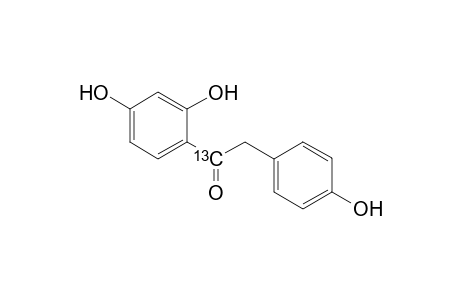 4-Hydroxybenzyl-2',4'-dihydroxyphenyl [13C]ketone