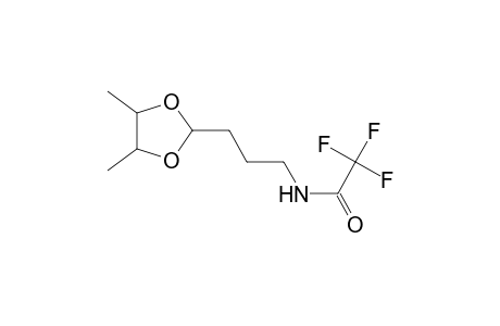 Acetamide, N-[3-(4,5-dimethyl-1,3-dioxolan-2-yl)propyl]-2,2,2-trifluoro-, [4R-(2.alpha.,4.alpha.,5.beta.)]-