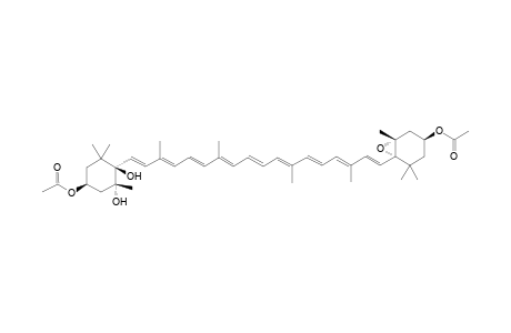 Di-O-acetyl of Latoxanthin or (9'Z)-Latoxanthin