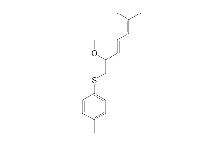 (E)-6-METHOXY-2-METHYL-7-(PARA-TOLYLTHIO)-HEPTA-2,4-DIENE