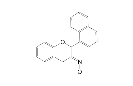 (NE)-N-(2-naphthalen-1-ylchroman-3-ylidene)hydroxylamine