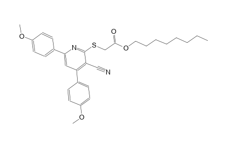 octyl {[3-cyano-4,6-bis(4-methoxyphenyl)-2-pyridinyl]sulfanyl}acetate