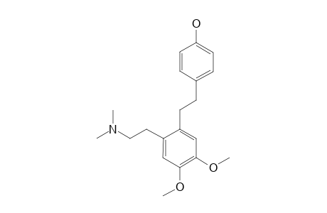CUSPIDATIN;4-[2-[2-(DIMETHYLAMINO)-ETHYL]-4,5-DIMETHOXYPHENETHYL]-PHENOL