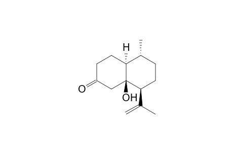 7-(1-Methylethenyl)-10-methyl-4-oxobicyclo[4.4.0]decane-6-ol