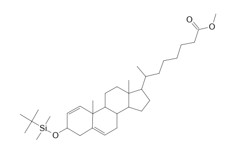 7-[3-(tert-butyl-dimethyl-silanyloxy)-10,13-dimethyl-4,7,8,9,10,11,12,13,14,15,16,17-dodecahydro-3H-cyclopenta[a]phenanthren-17-yl]-octanoic acid methyl ester
