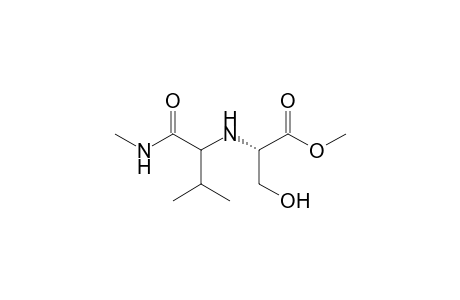 (2S)-3-hydroxy-2-[[2-methyl-1-(methylcarbamoyl)propyl]amino]propionic acid methyl ester