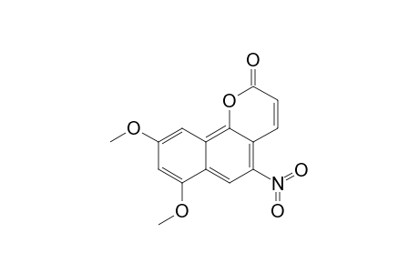 7,9-DIMETHOXYTARIACURIPYRONE;7,9-DIMETHOXY-5-NITRO-2H-BENZO-[H]-CHROMEN-2-ONE