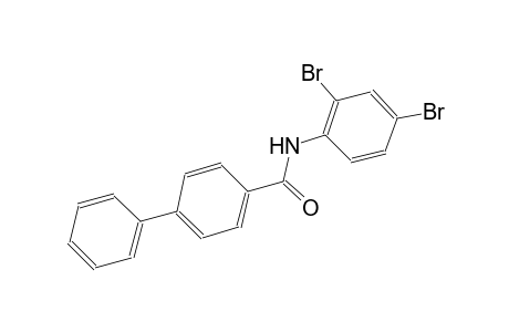 N-(2,4-dibromophenyl)[1,1'-biphenyl]-4-carboxamide