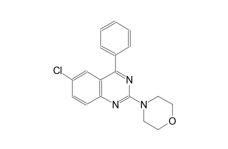 quinazoline, 6-chloro-2-(4-morpholinyl)-4-phenyl-