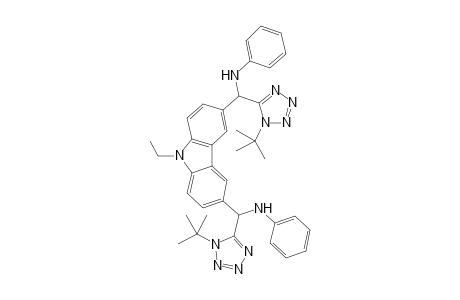 N,N'-((9-ethyl-9H-carbazole-3,6-diyl)bis((1-(tert-butyl)-1H-tetrazol-5-yl)methylene))dianiline