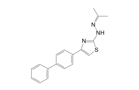 (isopropylideneamino)-[4-(4-phenylphenyl)thiazol-2-yl]amine
