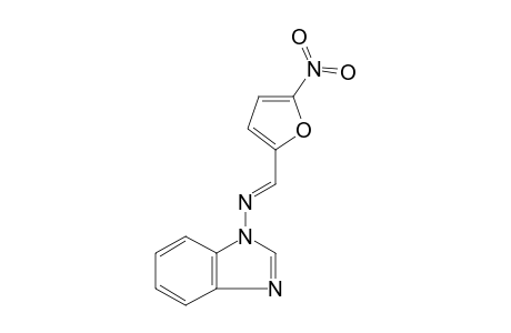 benzimidazol-1-yl-[(5-nitro-2-furyl)methylene]amine