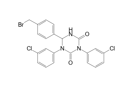 6-(4-Bromomethylphenyl)-1,3-di(m-chlorophenyl)-5,6-dihydro-1,3,5-triazine-2,4(1H,3H)-dione