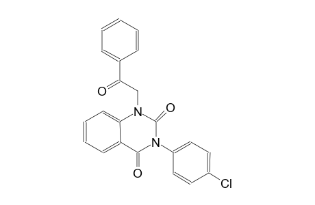 3-(4-chlorophenyl)-1-(2-oxo-2-phenylethyl)-2,4(1H,3H)-quinazolinedione