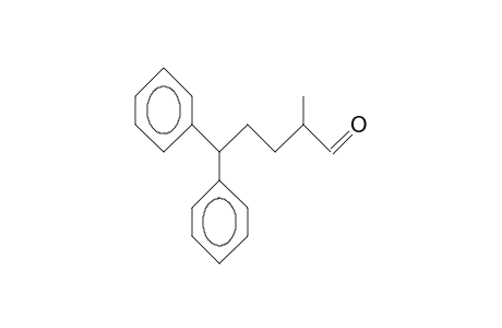5,5-Diphenyl-2-methyl-pentanal