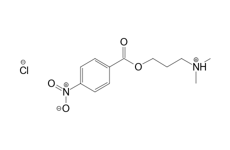 1-Propanol, 3-(dimethylamino)-, 4-nitrobenzoate (ester), monohydrochloride