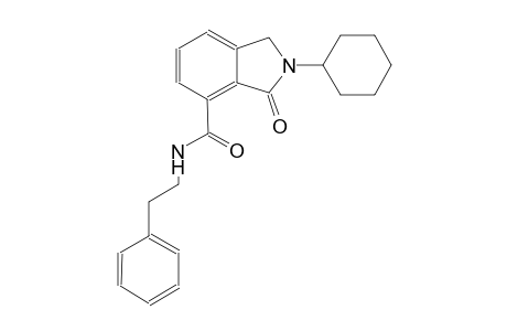 1H-isoindole-4-carboxamide, 2-cyclohexyl-2,3-dihydro-3-oxo-N-(2-phenylethyl)-