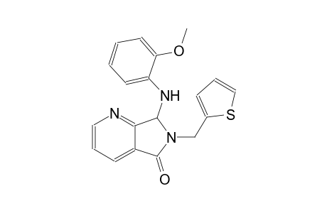 5H-pyrrolo[3,4-b]pyridin-5-one, 6,7-dihydro-7-[(2-methoxyphenyl)amino]-6-(2-thienylmethyl)-