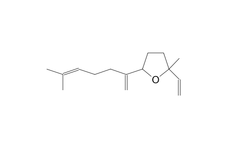 FURAN, 2-ETHENYLTETRAHYDRO-2-METHYL-5-(5-METHYL-1-METHYLENE-4-HEXENYL)-