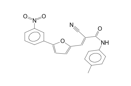 N-(4-methylphenyl)-2-cyano-3-[5-(3-nitrophenyl)-2-furyl]propenamide