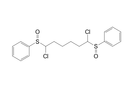 1,6-Dichloro-1,6-di(phenylsulfinyl)hexane