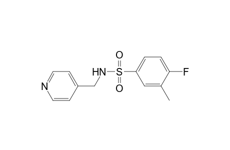 Benzenesulfonamide, 4-fluoro-3-methyl-N-(4-pyridinylmethyl)-