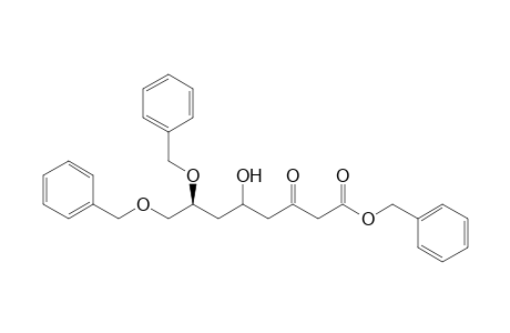 (7S)-5-hydroxy-3-oxo-7,8-bis(phenylmethoxy)octanoic acid (phenylmethyl) ester
