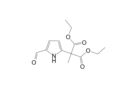 Dimethyl .alpha.-methyl-5-formyl-2-pyrrolemalonate