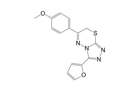 3-(2-furyl)-6-(4-methoxyphenyl)-7H-[1,2,4]triazolo[3,4-b][1,3,4]thiadiazine