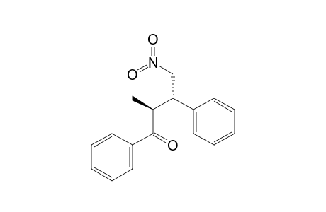 (2S*,3S*)-1,3-diphenyl-2-methyl-4-nitro-1-butanone