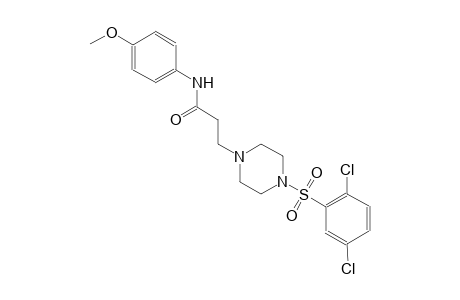 1-piperazinepropanamide, 4-[(2,5-dichlorophenyl)sulfonyl]-N-(4-methoxyphenyl)-