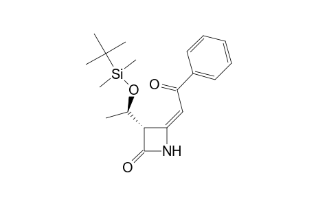 3-[1'-(t-Butyl)dimethylsilyloxy)ethyl]-4-(2"-oxo-2"-phenylethylidene)azetidin-2-one