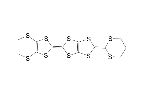 5-[4,5-bis(methylsulfanyl)-1,3-dithiol-2-ylidene]-2-(1,3-dithian-2-ylidene)-[1,3]dithiolo[4,5-d][1,3]dithiole