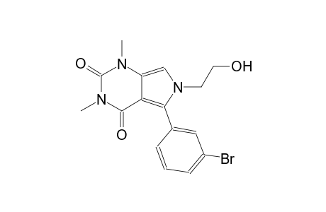 1H-pyrrolo[3,4-d]pyrimidine-2,4(3H,6H)-dione, 5-(3-bromophenyl)-6-(2-hydroxyethyl)-1,3-dimethyl-