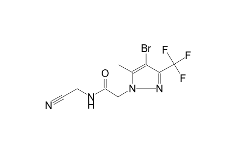 2-[4-bromo-5-methyl-3-(trifluoromethyl)-1H-pyrazol-1-yl]-N-(cyanomethyl)acetamide
