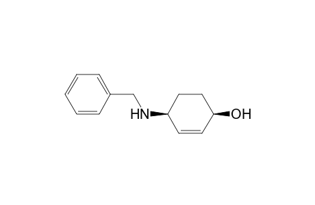(1R,4S)-4-(benzylamino)cyclohex-2-en-1-ol