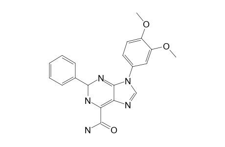 9-(3,4-dimethoxyphenyl)-2-phenyl-1,2-dihydropurine-6-carboxamide