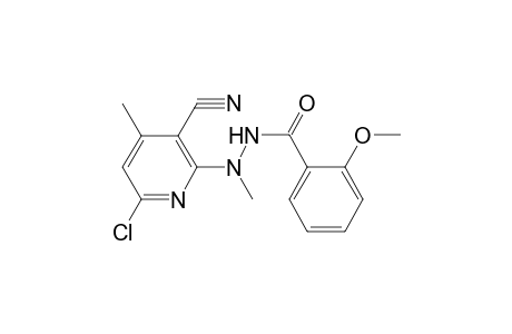 Benzoic acid, 2-methoxy-, N'-(6-chloro-3-cyano-4-methyl-2-pyridinyl)-N'-methylhydrazide