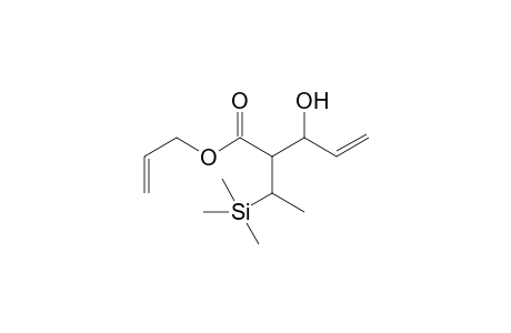 Allyl (2SR,3RS)-2-[(1RS)-1-Trimethylsilylethyl]-3-hydroxypent-4-enoate