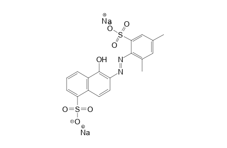 1-Naphthalenesulfonic acid, 6-[(2,4-dimethyl-6-sulfophenyl)azo]-5-hydroxy-, disodium salt