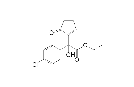 (4-Chlorophenyl)-hydroxy-(5-oxocyclopent-1-enyl)acetic acid ethyl ester
