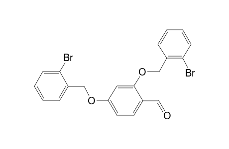 2,4-bis[(2-bromophenyl)methoxy]benzaldehyde