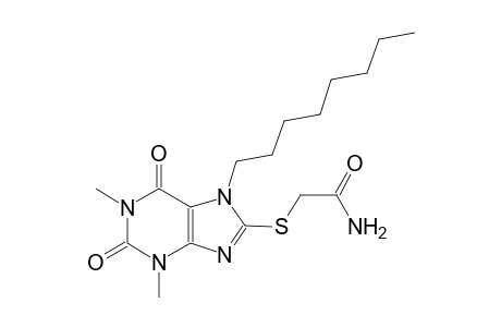 acetamide, 2-[(2,3,6,7-tetrahydro-1,3-dimethyl-7-octyl-2,6-dioxo-1H-purin-8-yl)thio]-
